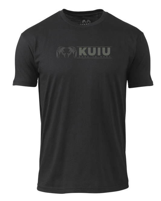KUIU Here to Hunt Logo T-Shirt | Black