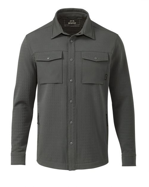 Blockfield Fleece Shirt Jacket | Gunmetal