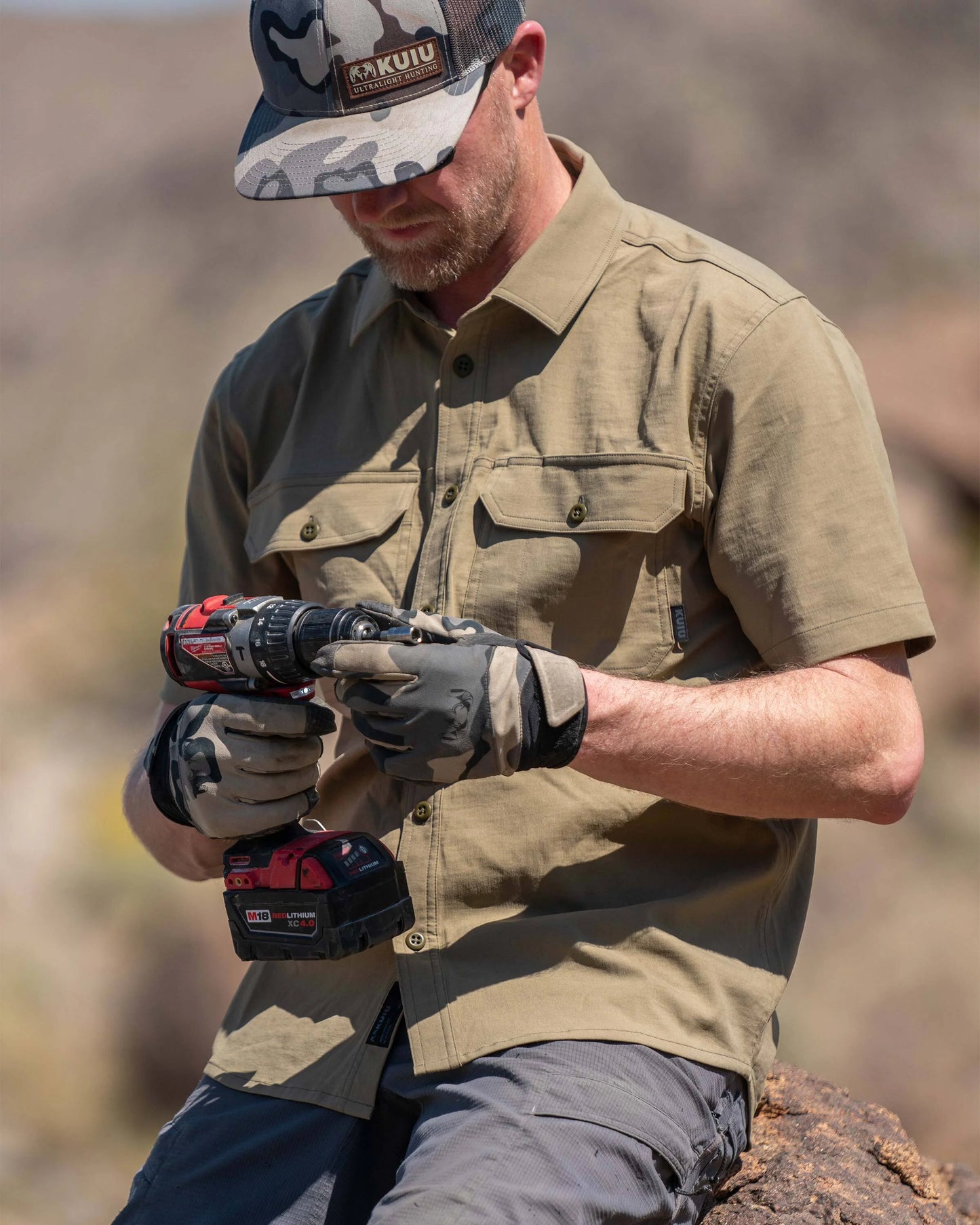 Motive SS Workgrade Shirt | Stone