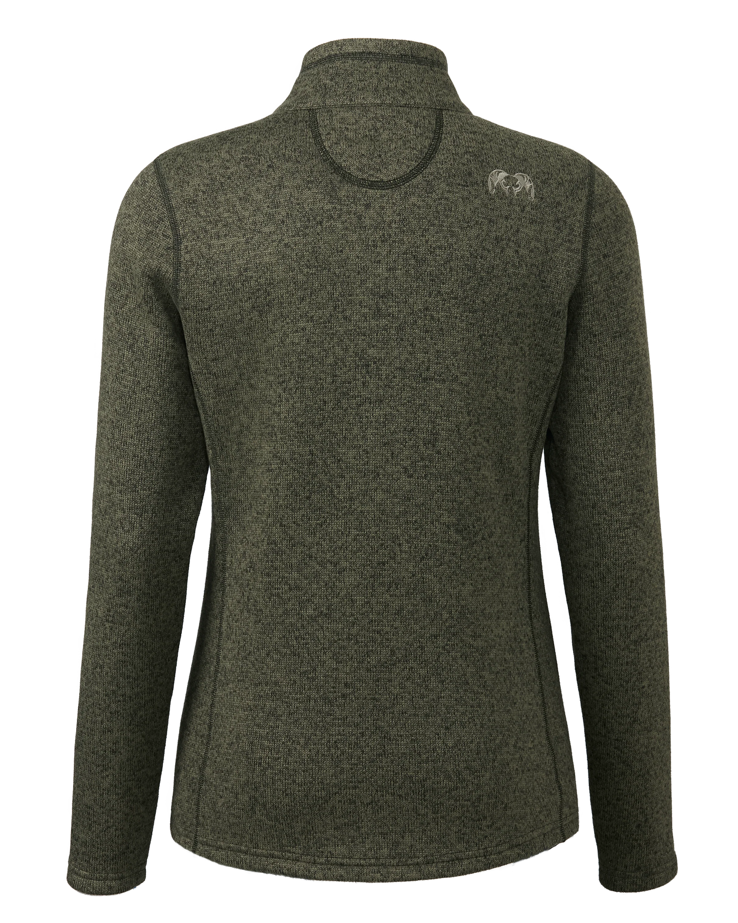 Outlet Women's Base Camp Full Zip Sweater | Olive Heather