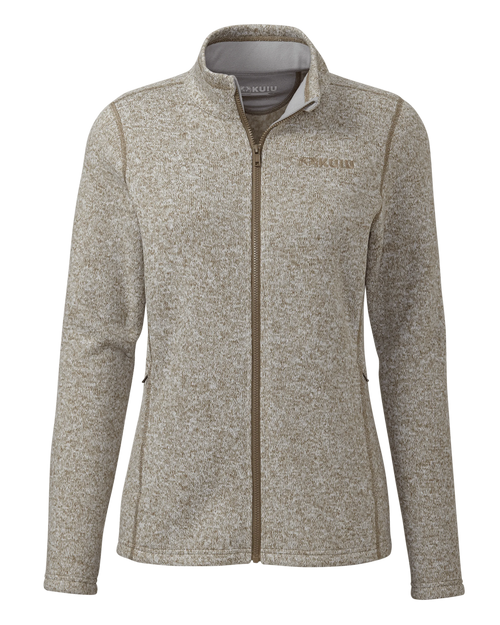 Women's Base Camp Full Zip Sweater | Khaki White Heather