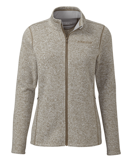 Women's Base Camp Full Zip Sweater | Khaki White Heather