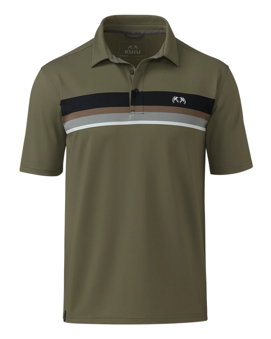 KUIU Performance Polo Stripe | Evergreen Chest Stripe