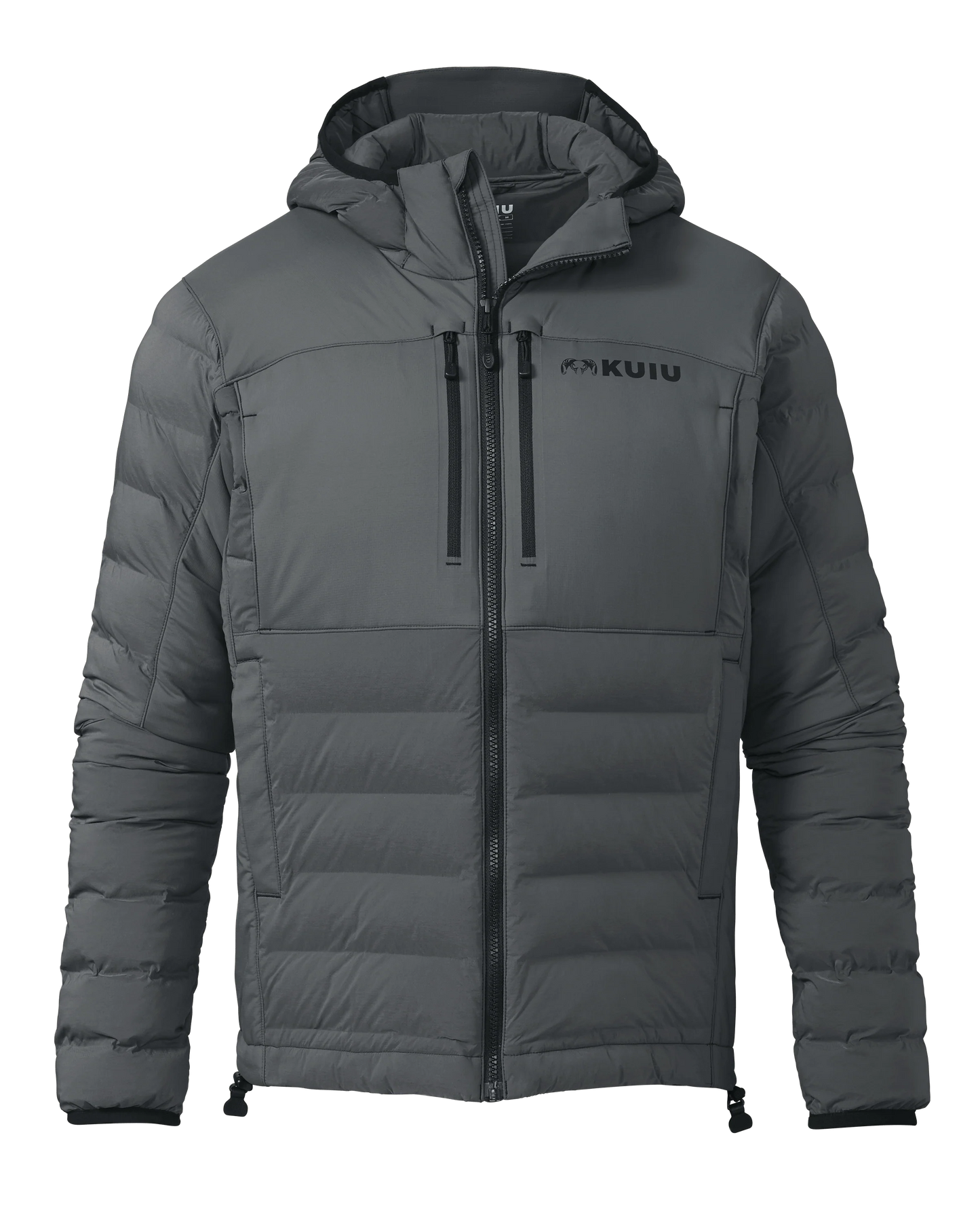 Outlet Flyway Insulated Hooded Jacket | Gunmetal