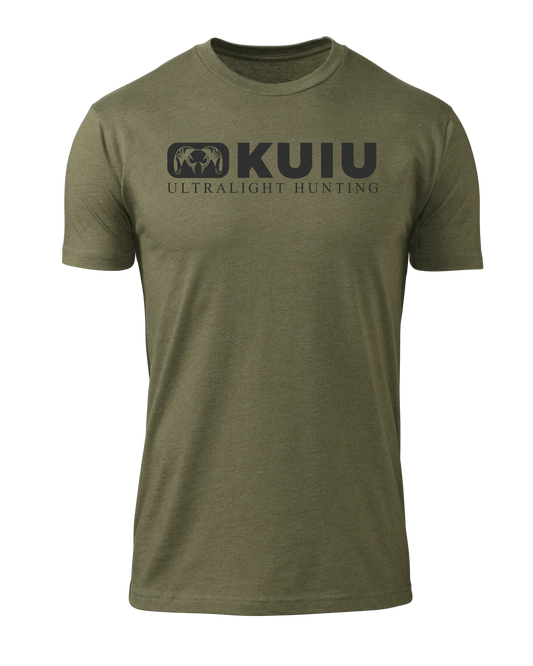 KUIU Block Logo T-Shirt | Military Green
