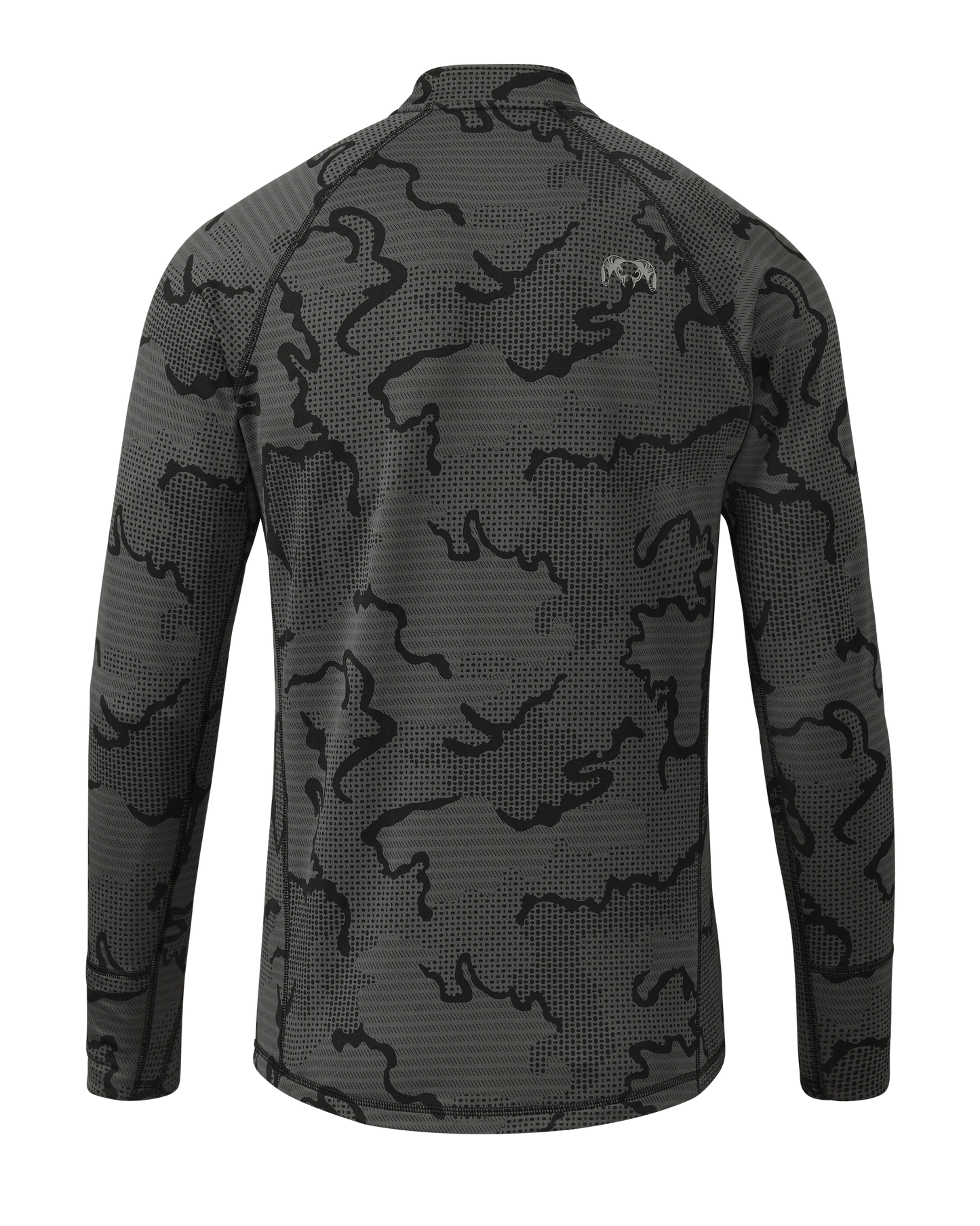 Ridgepoint Fleece Henley | Black Tonal