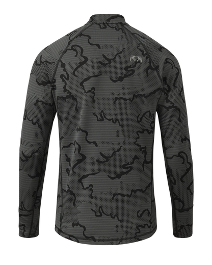 Ridgepoint Fleece Henley | Black Tonal