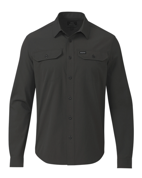 Gauge LS Work Shirt | Asphalt