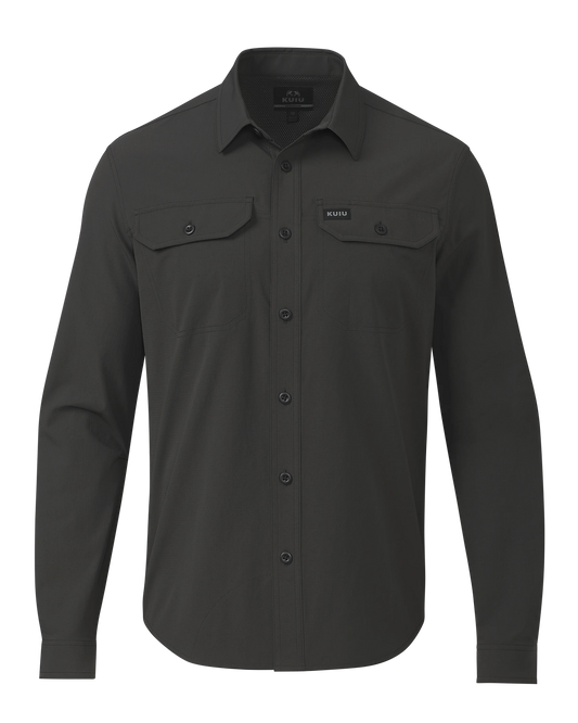 Gauge LS Work Shirt | Asphalt