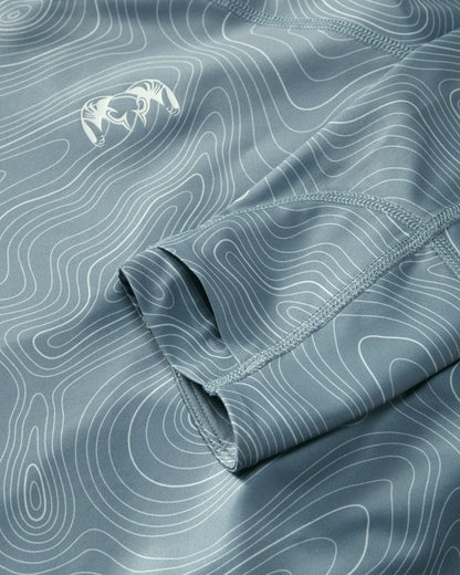 Gila LS Hoodie Topo | Skyline Topo Print