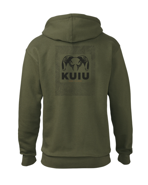 KUIU Topo Back Logo Hoodie | Army