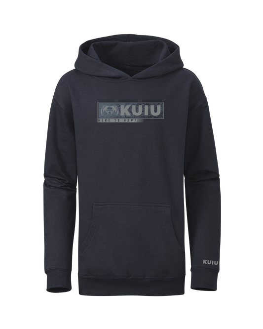 Youth Here to Hunt Gritstone Hoodie | Navy