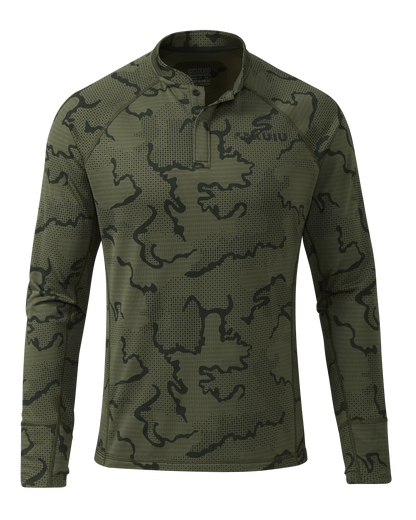 Ridgepoint Fleece Henley | Olive Tonal