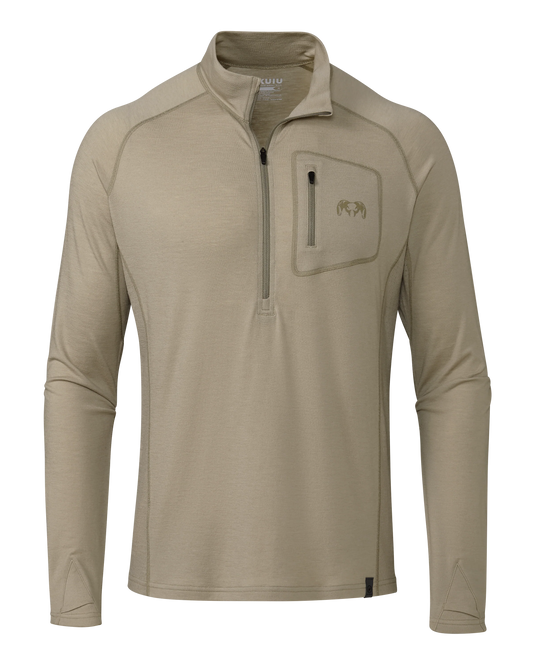 ULTRA Merino 145 Zip-T Hunting Shirt | Bone
