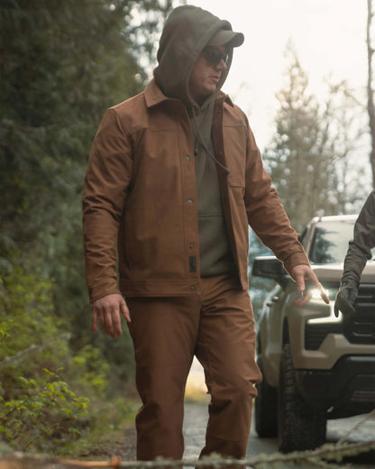 Outlet Brawley Canvas Jacket | Saddle