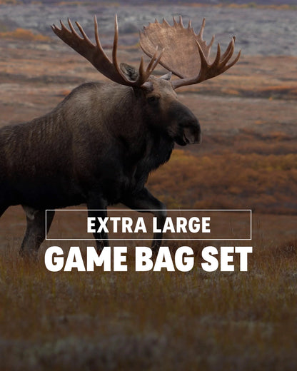 Moose/Bison XL Game Bag Set | White-Orange