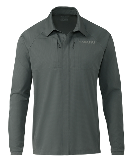 Tiburon Hybrid Snap Shirt | Stone