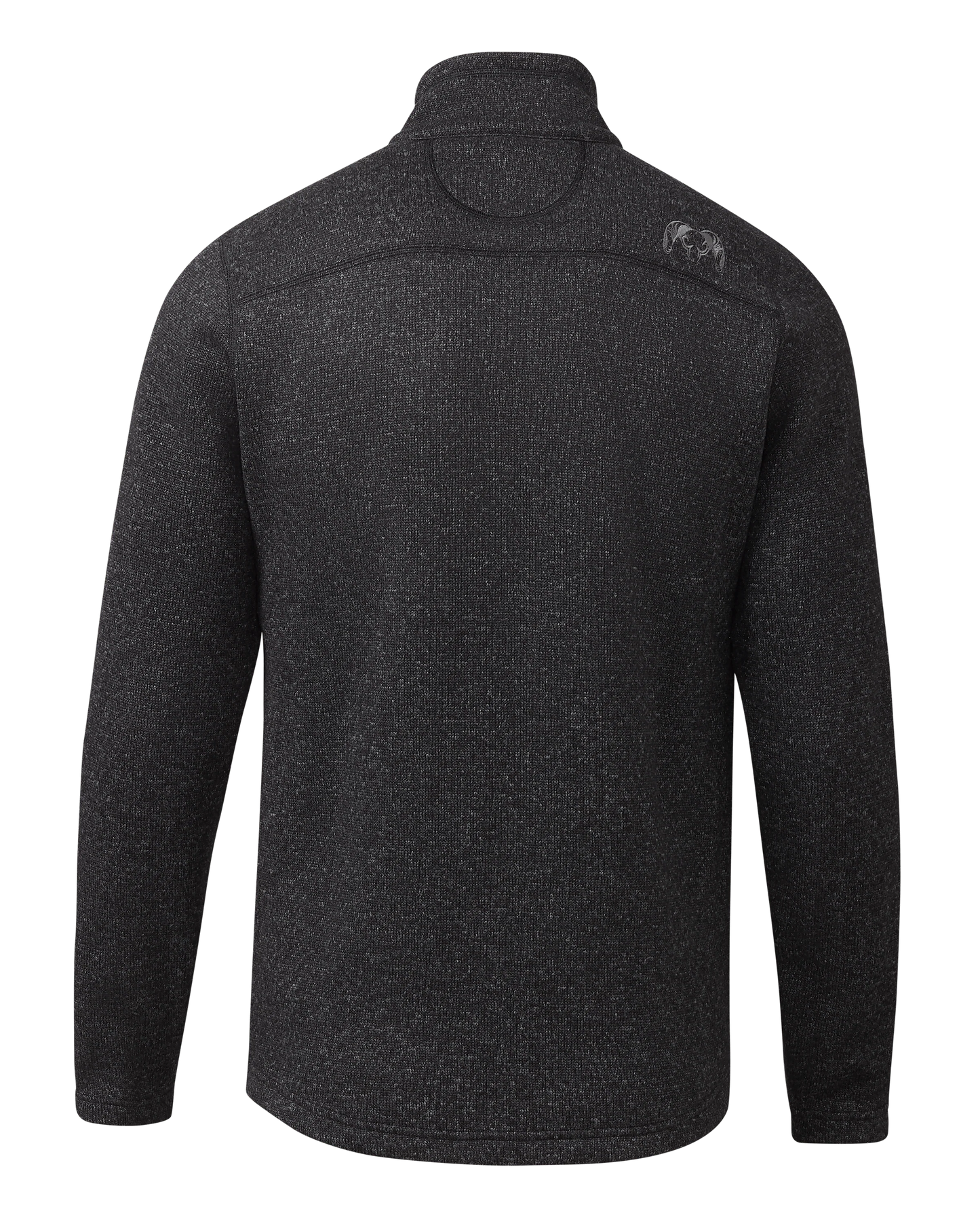 Base Camp Full Zip Sweater | Heather Black