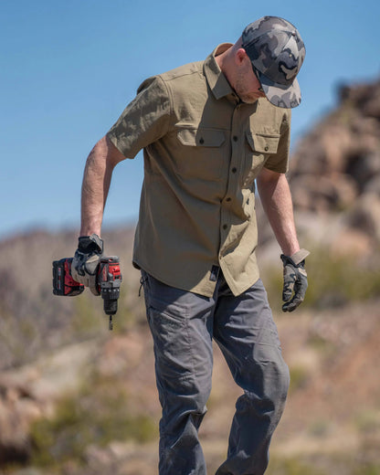 Motive SS Workgrade Shirt | Stone