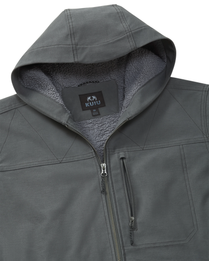 Brawley Hooded Fleece Jacket | Gunmetal