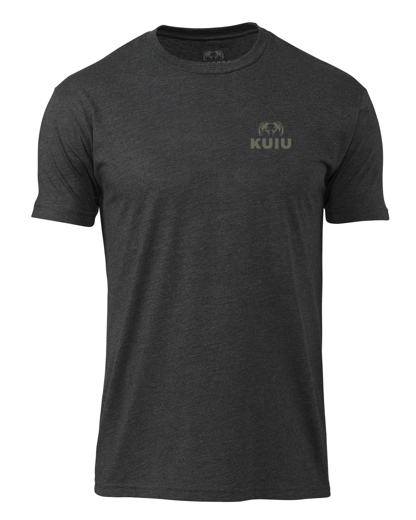 KUIU Here to Hunt Back Logo T-Shirt | Charcoal
