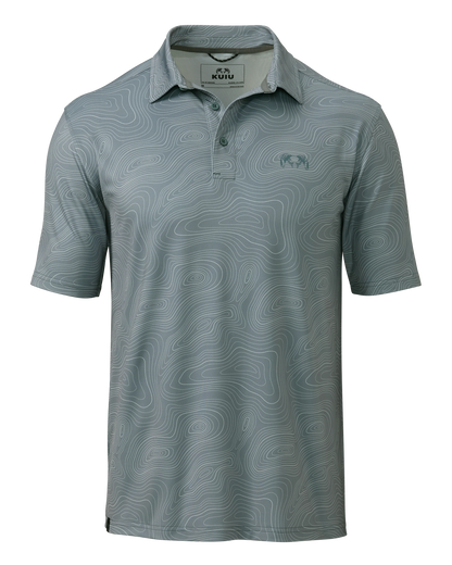 KUIU Performance Polo Topo | Slate Topo