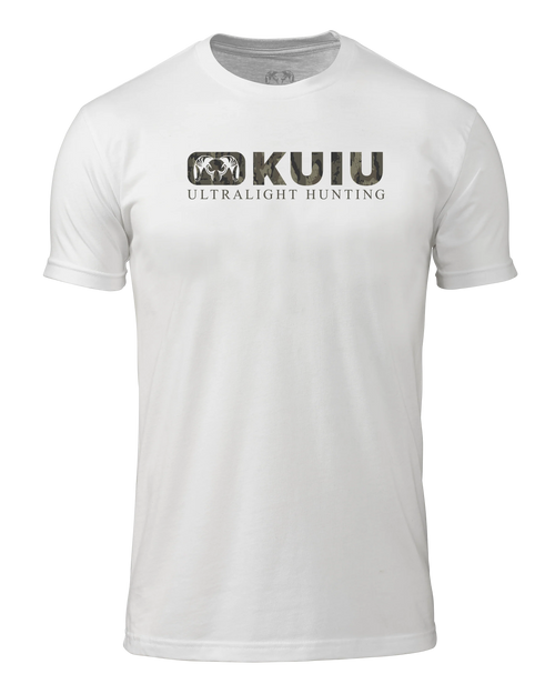 KUIU Veros Block Logo T-Shirt | White