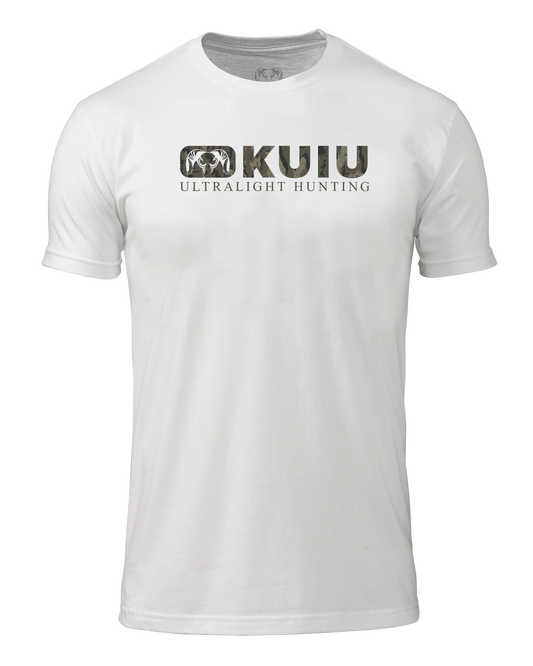 KUIU Veros Block Logo T-Shirt | White