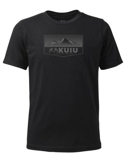 Youth Ultralight Mountain Logo T-Shirt | Black