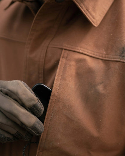 Outlet Brawley Canvas Jacket | Saddle