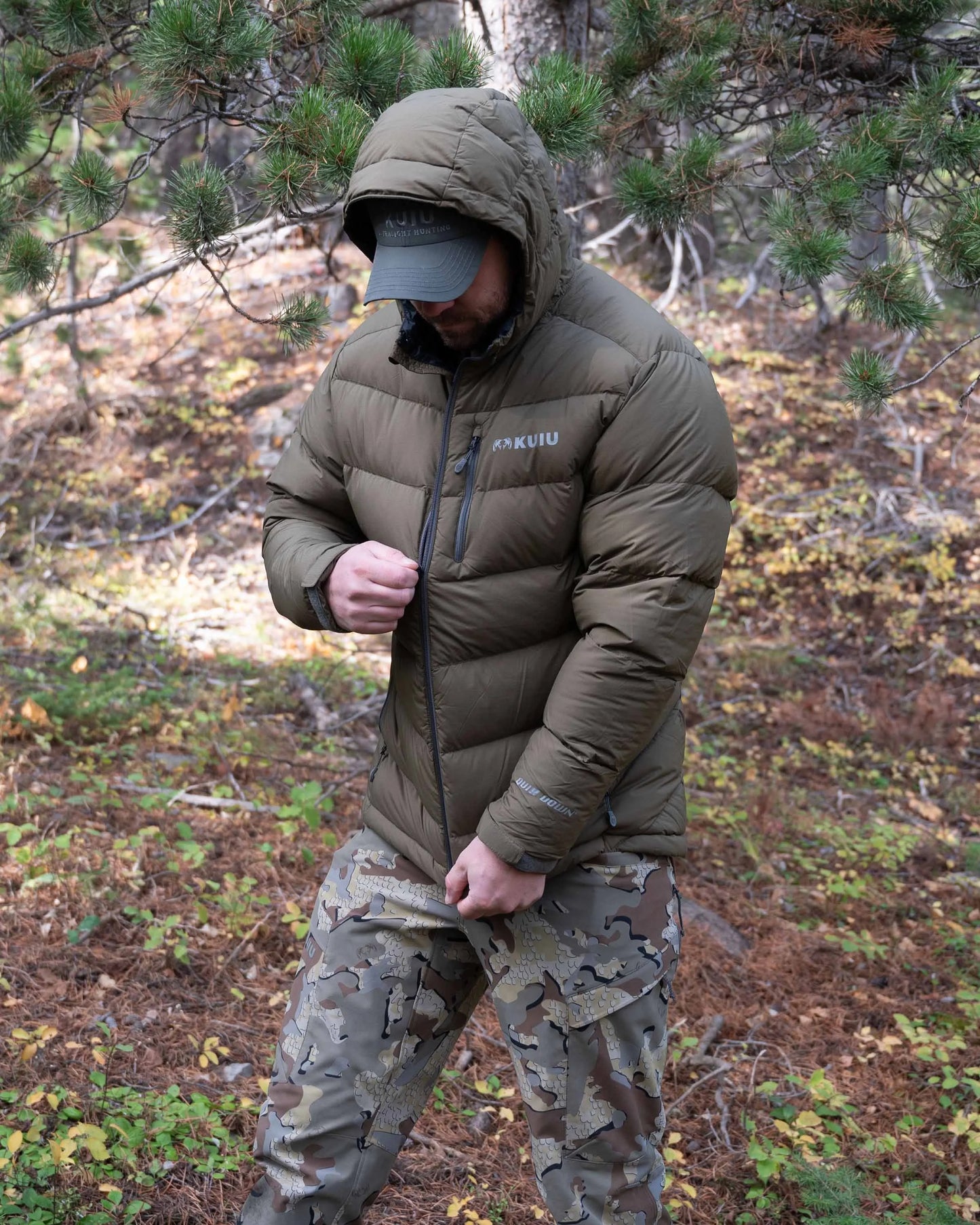 Super Down PRO Hooded Jacket | Bourbon