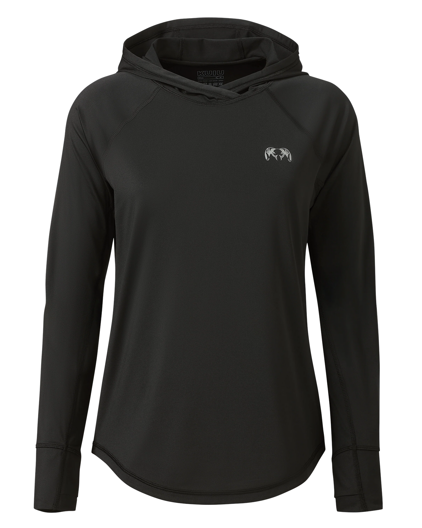 Women's Gila LS Hoodie | Black