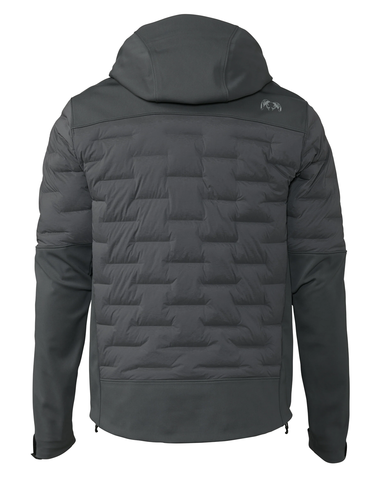 Axis Thermal Hybrid Hooded Jacket | Gunmetal