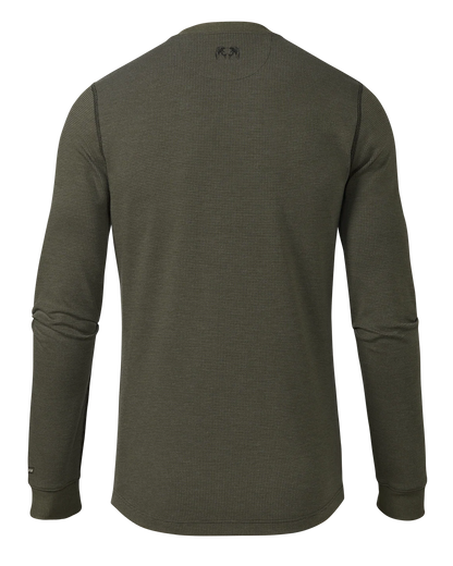 Canyon Waffle Henley | Army Heather