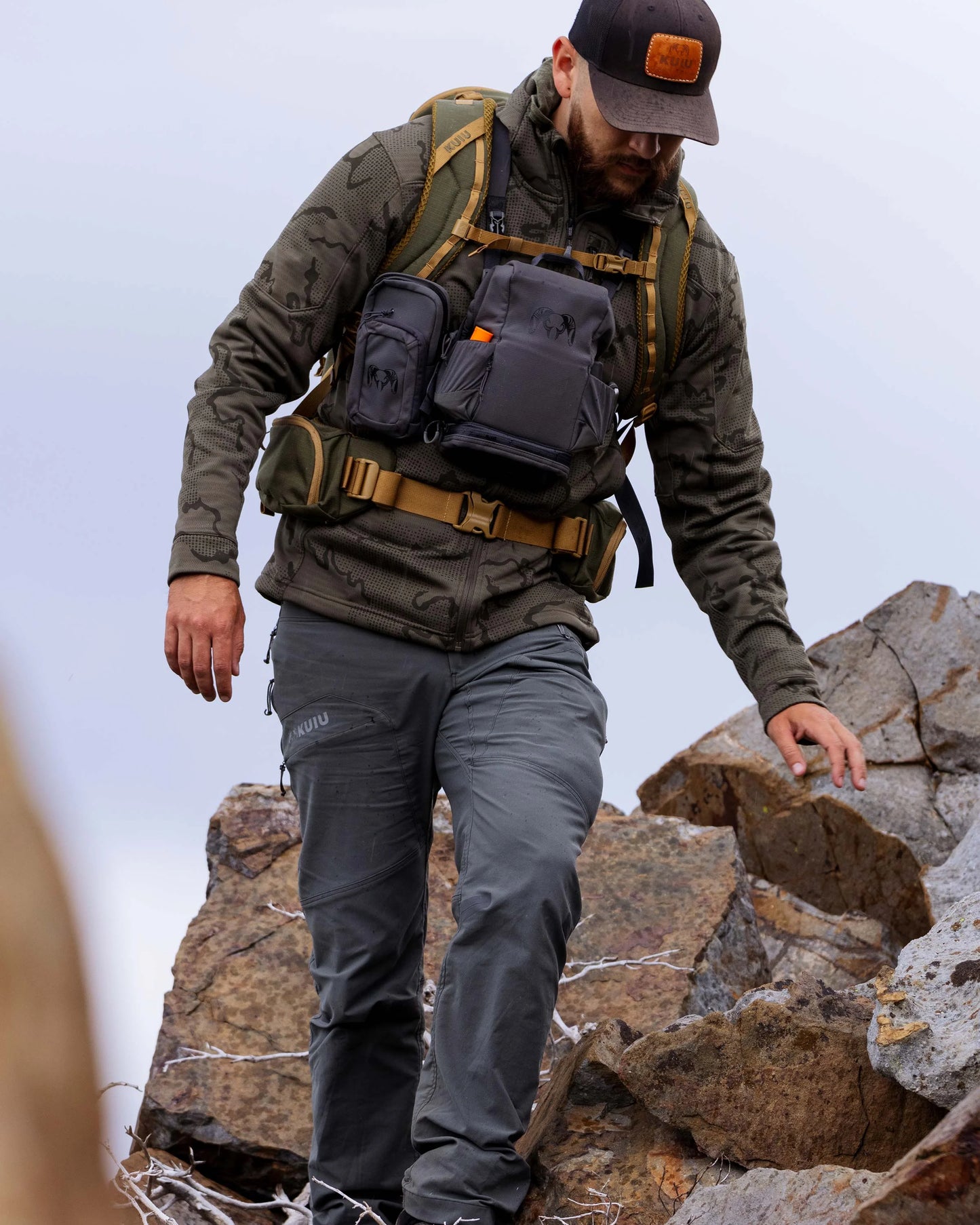 Ridgepoint Fleece Hoodie | Ash Tonal