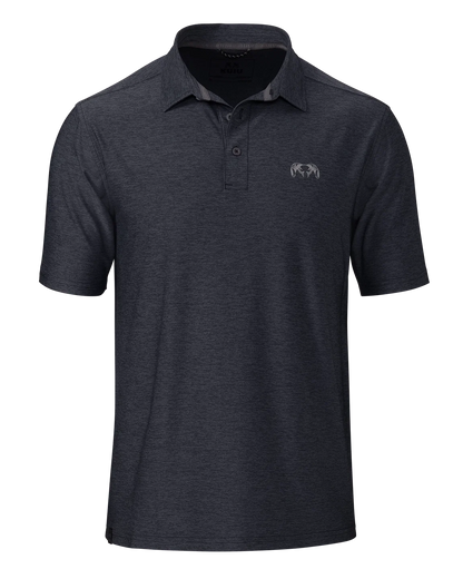 KUIU Performance Polo | Heather Steel Blue