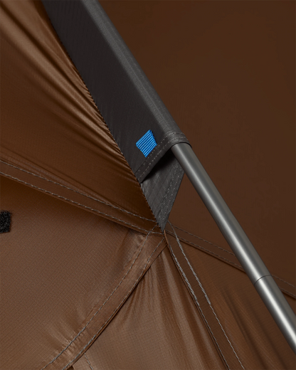 Mountain Star 3 Person Tent | Gunmetal-Camel