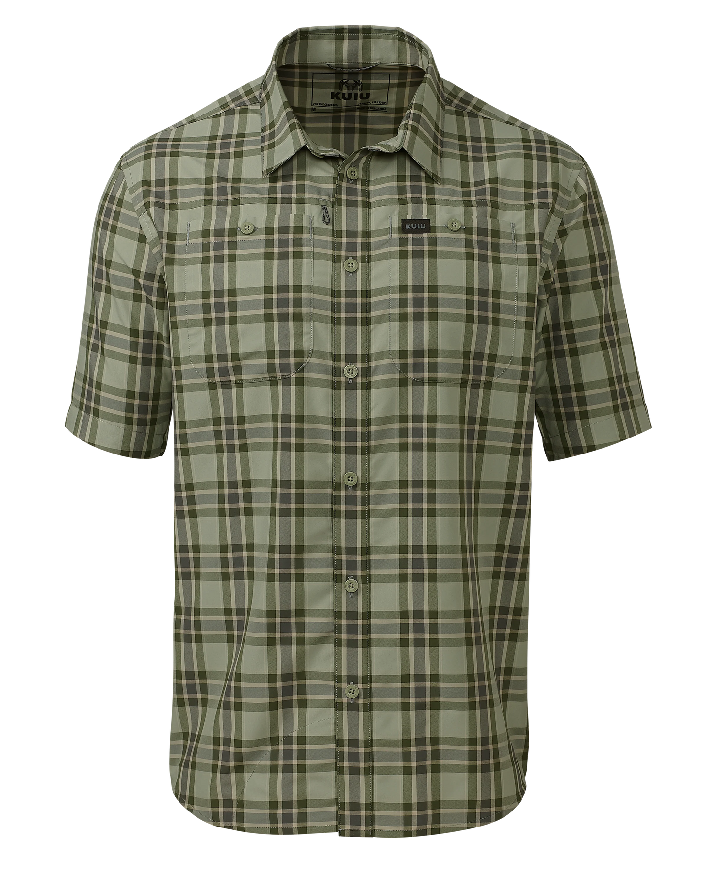 Borrego SS Shirt | Verde Crosscheck Plaid