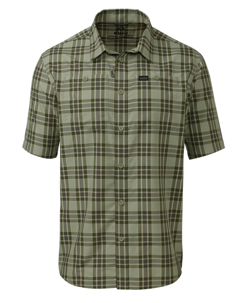 Borrego SS Shirt | Verde Crosscheck Plaid