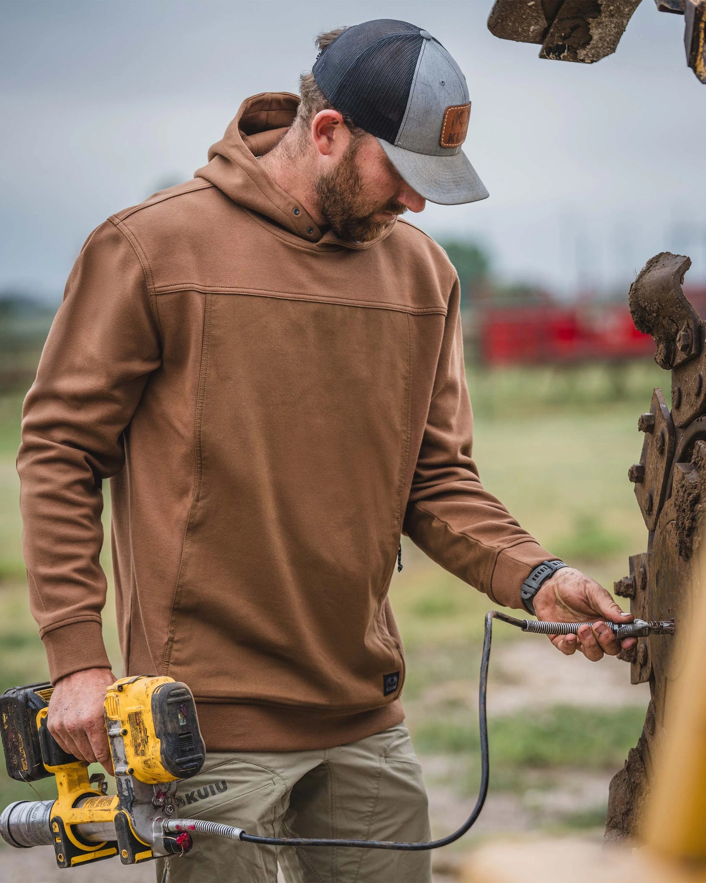 Workgrade Utility Hoodie | Evergreen