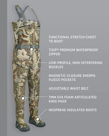 KUIU PRO HD Flex Zip Wader | Valo