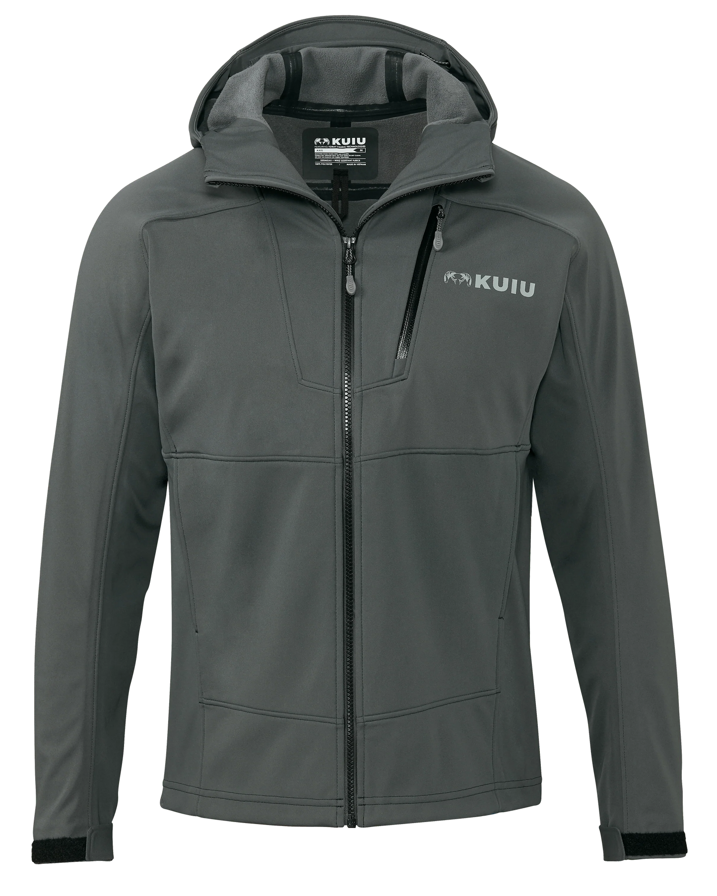 Axis Hybrid Hooded Jacket | Gunmetal