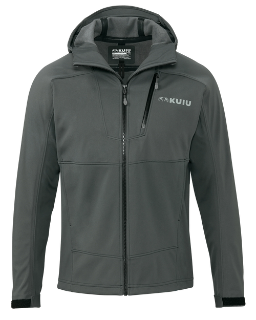 Axis Hybrid Hooded Jacket | Gunmetal