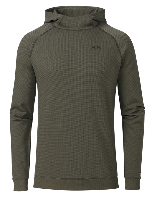 Canyon Waffle Hoodie | Ash Heather