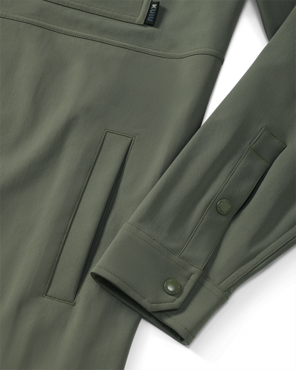 Outlet Tour Shirt Jacket | Dark Sage