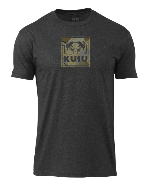 KUIU Valo Box T-Shirt | Charcoal
