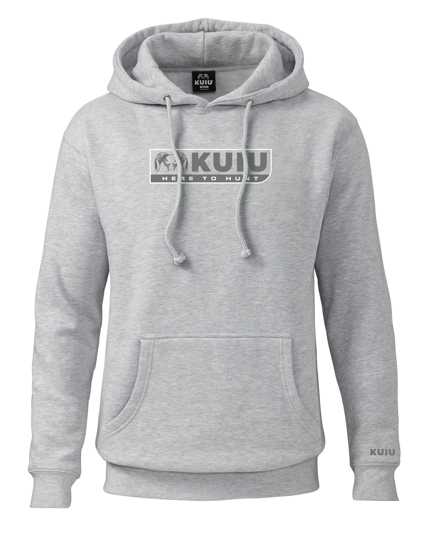 KUIU Here to Hunt Hoodie | Heather Grey
