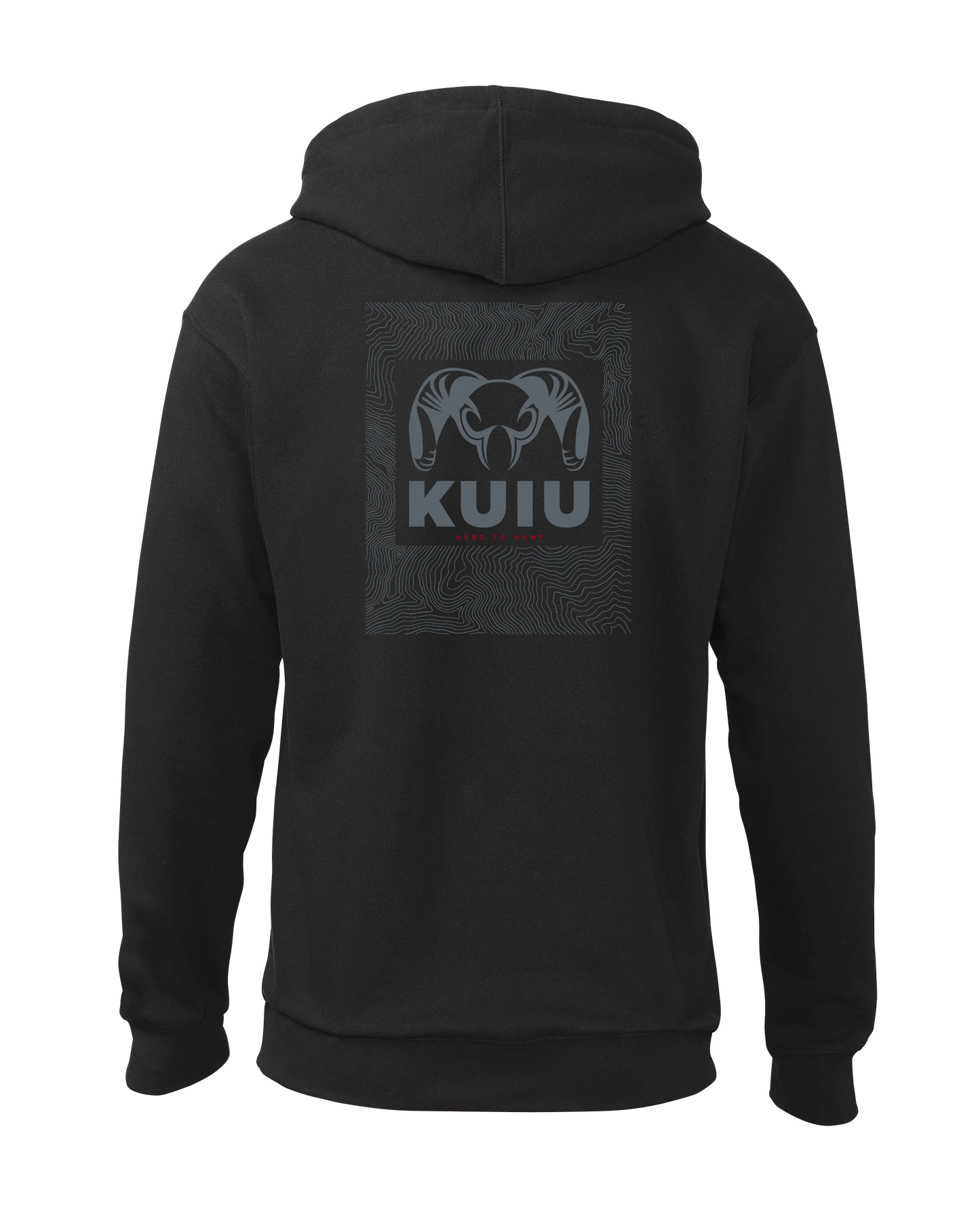 KUIU Topo Back Logo Hoodie | Black