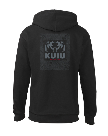 KUIU Topo Back Logo Hoodie | Black