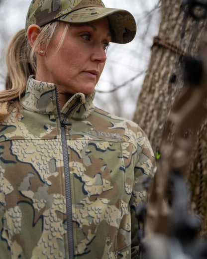 Women's Border Fleece Full Zip | Valo